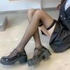 Knee socks spring and summer thin velvet leggings children's white stockings long tube black jk thigh high tube