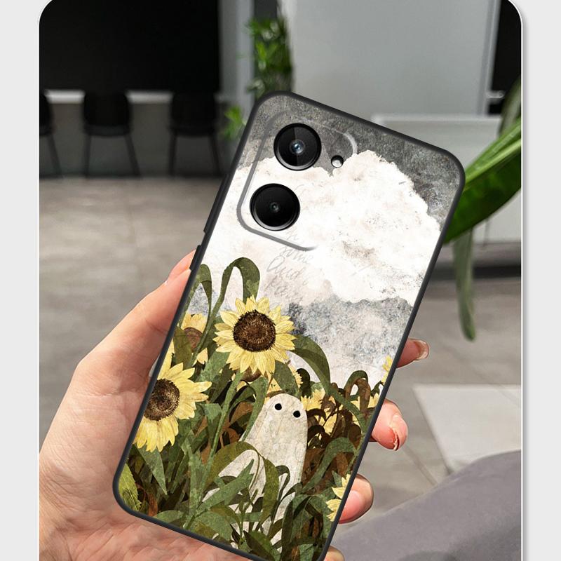 

Funny Cute Ghost Case For Realme 13 12 10 11 14 Pro Plus GT6 GT7 Pro C55 C51 C25 C33 C61 C65 C67 C53 C71 C75 Realme GT7