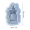 Quicksand Resin Casting Mold,Resin Art Shaker Mold,Crystal Silicone Hollow Mold Epoxy Pendant Mold Resin Keychain Mold