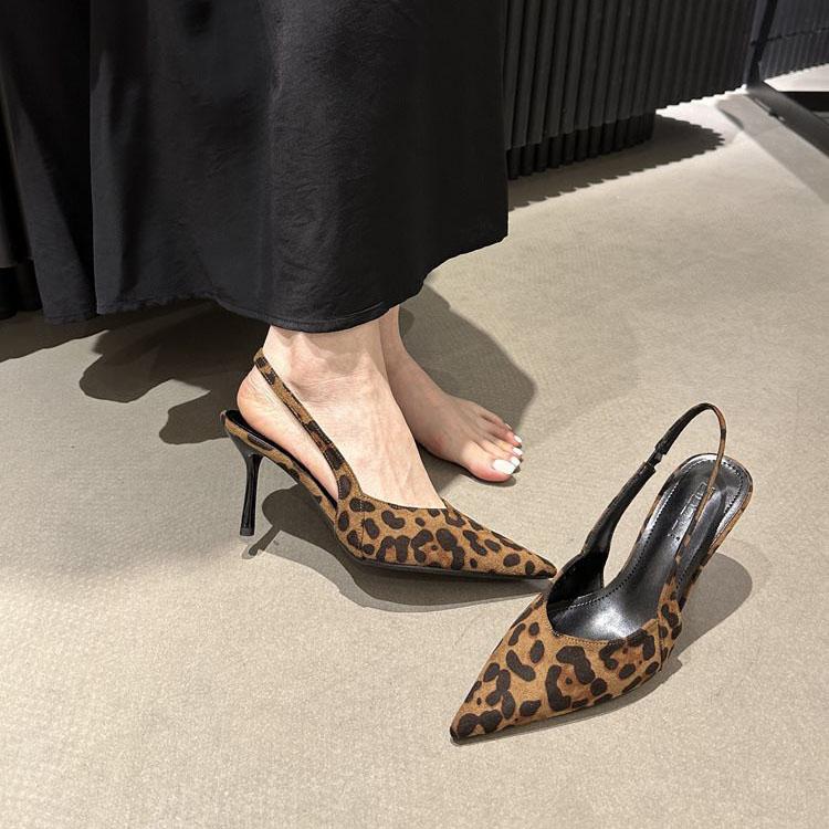 Sharp Pointed High Heels, Women's French Sandals, Temperament Single Shoes, 2025 Shoes