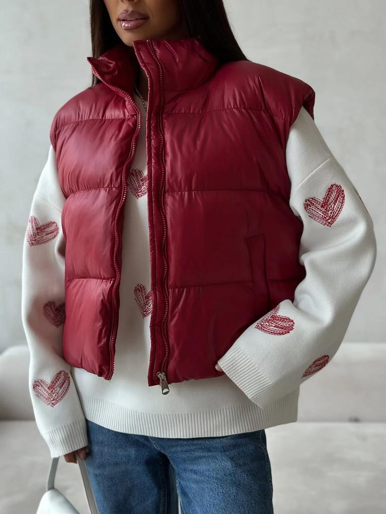 Früher Herbst Lässiger Stil Drapierter Rundhalsausschnitt Langarm Damen Wollpullover Herzfarbe Basisschicht Oberteil Herbst