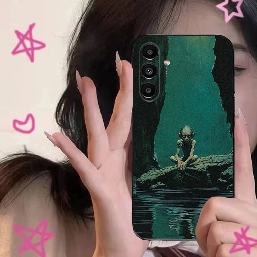

L-Lord of the R-Rings Gollum Phone Case For Samsung S24,S21,S22,S23,S30,Ultra,S20,Plus,Fe,Lite,Note,10,9,5G Black Soft Cover Samsung S25ULTRA
