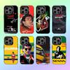 Racing Driver Ayrton S-Senna Phone Case For iPhone17,16,15,14,13,12,11 Plus,Pro Max Colorful Silver Back Phone Case