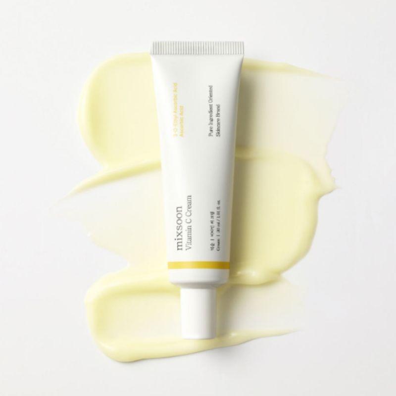 mixsoon Vitamin C Cream 30ml Brightening Moisturizing Face Cream with Vitamin C for Radiant Glowing Skin Korean Skincare