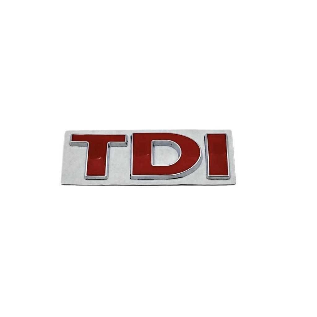 Volkswagen Series Metal TDI Car Stickers: Side, Rear, Grille Emblems & Sport/Displacement Stickers