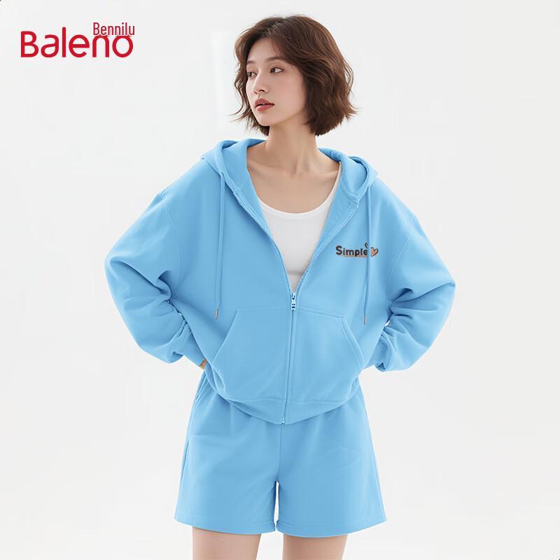 

Baleno Women s Hooded Zipper Cardigan Sweatshirt S