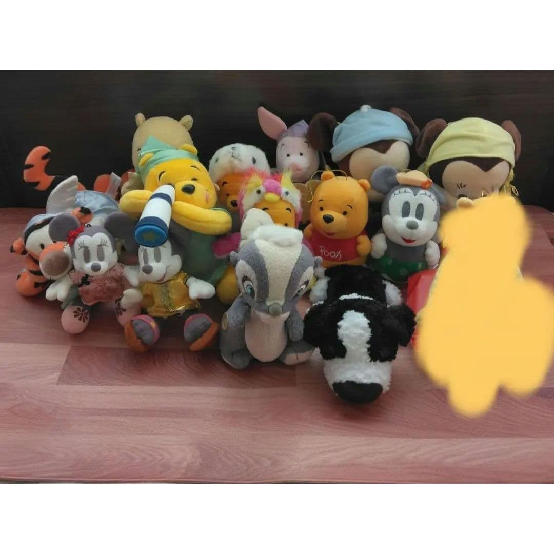 Disney and other stuffed toys bulk sale set