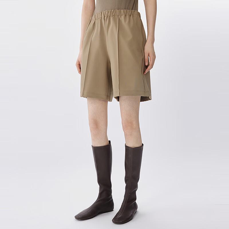 

JNBY Summer 2025 Straight-Leg Elastic Waist Casual Shorts S