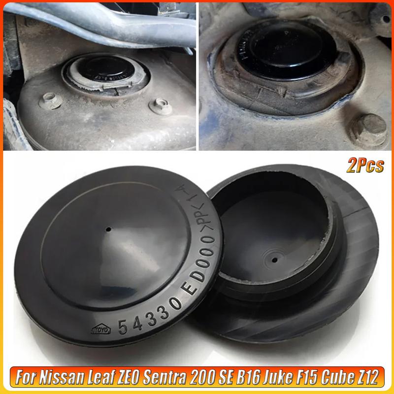 

2pcs Front Suspension Strut Mount Cover Waterproof Dustproof for Nissan Leaf ZE0 Sentra 200 SE B16 Juke F15 Cube Z12 54330ED000