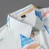 Summer Men's Short Sleeve Shirt Fashion Casual 3D Print Beach Holiday Loose Breathable Short Sleeve Men's Shirt
