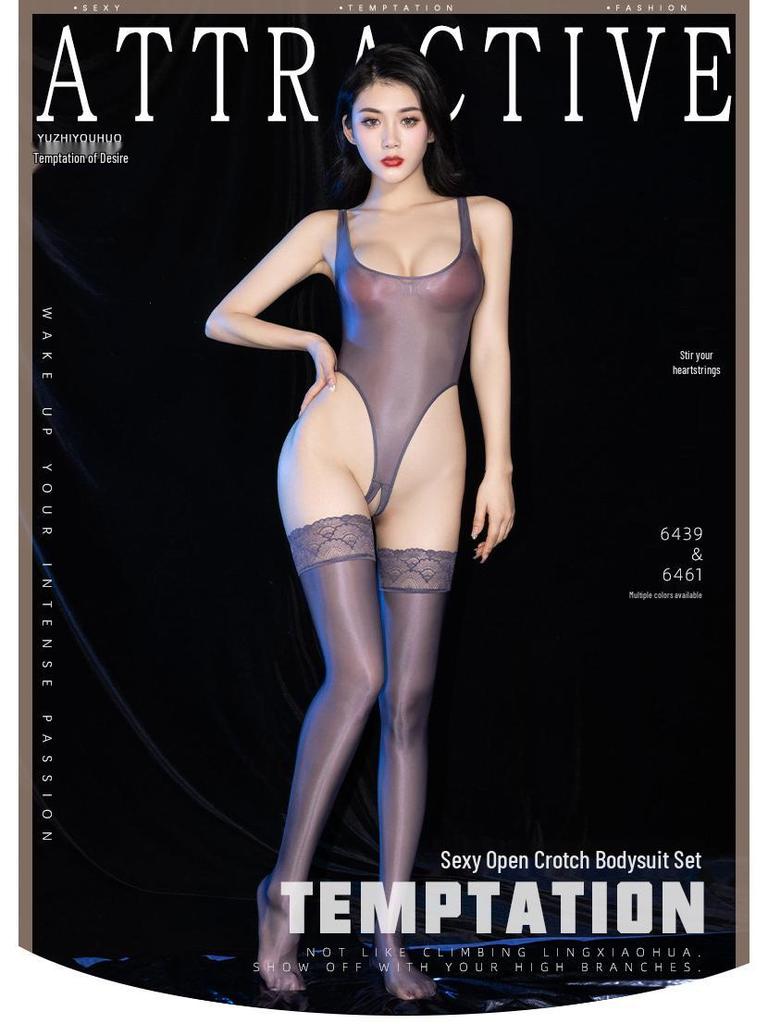 Lustovo pokušení: Sexy Pure Desire Body s otevřeným rozkrokem Lingerie pro ženy