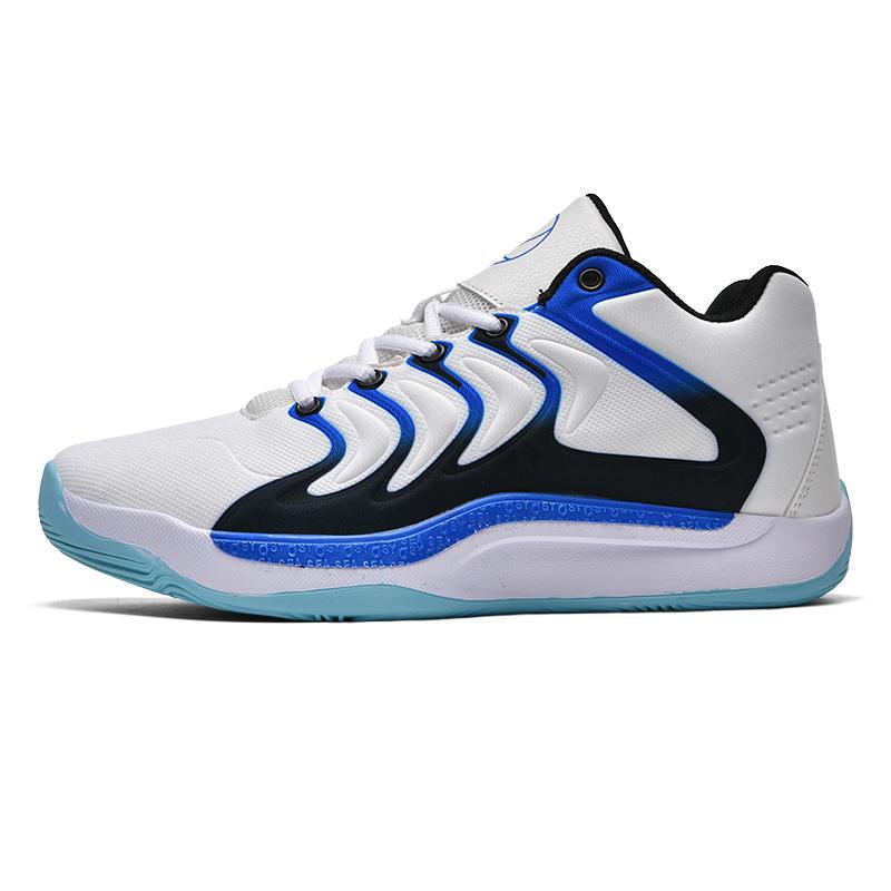 New All Court Basketball Shoes for Men Breathable and Comfortable Sports Shoes with Versatile Training Lines Stripes Sneakers