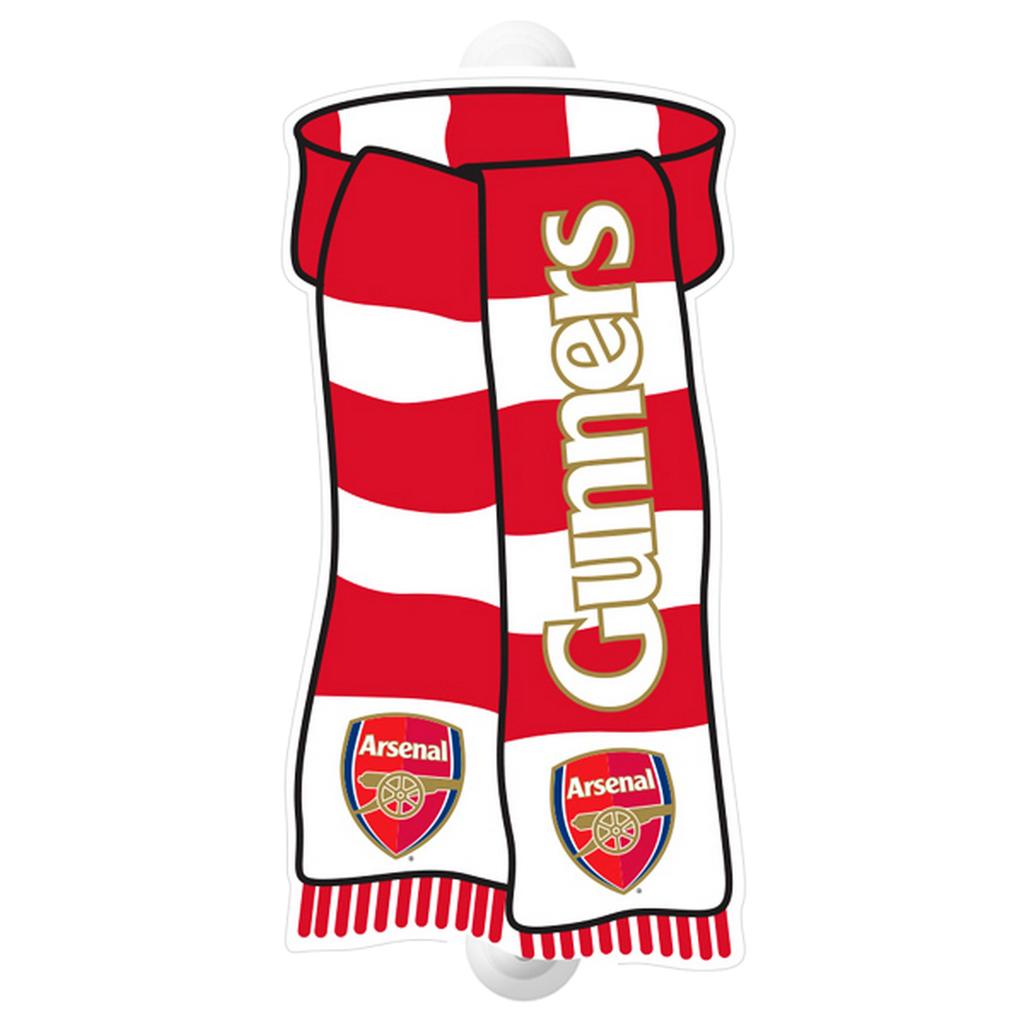 Arsenal FC Officiell Fotboll Visa Dina Färger Fönsterskylt