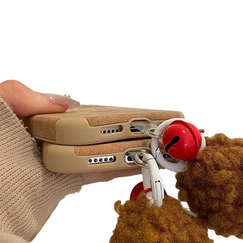 Autumn and Winter Cute West Highland Dachshund with Skin Texture for IPhone16pro Mobile Phone Case for Apple 15 Protective Case