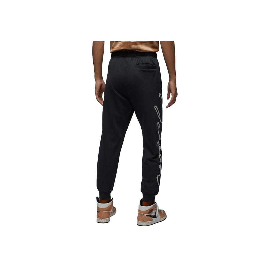 Jordan MVPFLC SS25 Sportswear Series Fashionable Versatile Comfortable Logo Sports Long Pants Men bottoms Black HF9310-045