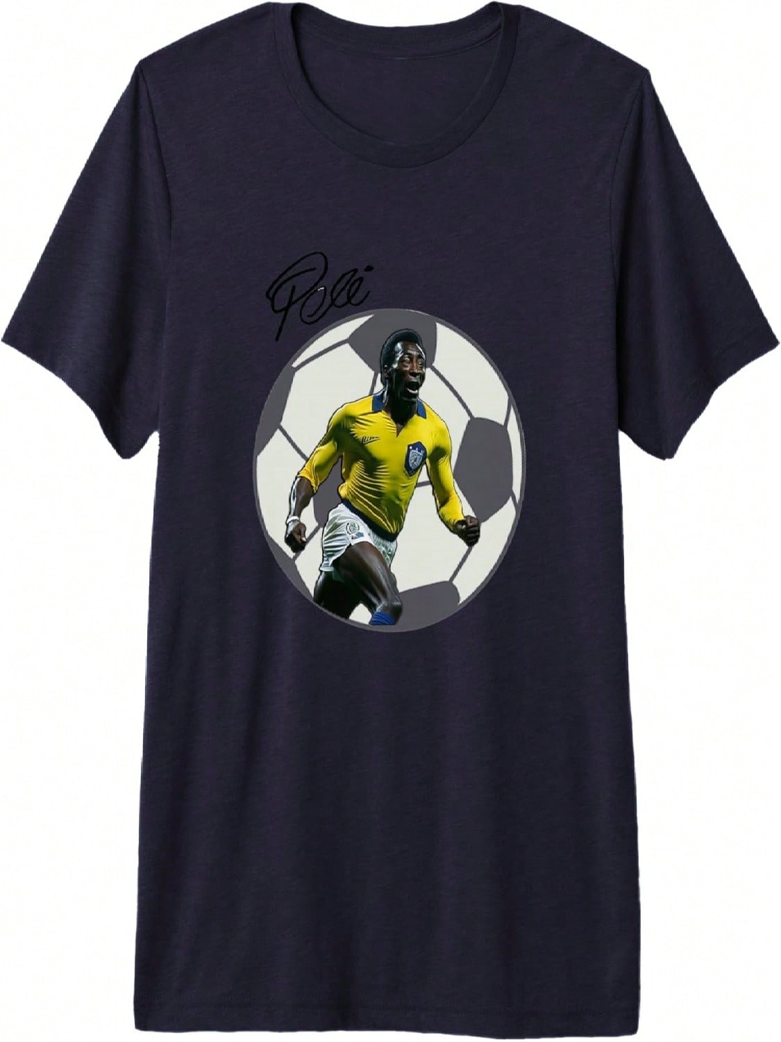 Pele_Brasil_003 Premium Tri-Blend T-Shirt S разноцветный