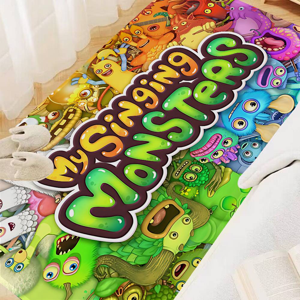 My Singing Monsters Floor Mat Cheaper Anti-slip Modern Living Room Balcony Printed Bedside Mats