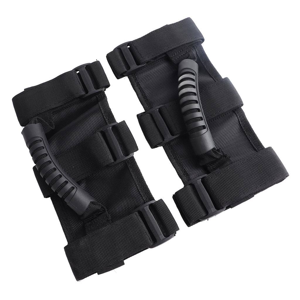 2Pcs Handle Black Off Road Car Refit Interior Handle Thickened Strengthening Top Roof Handle For