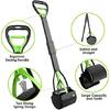 TIMINGILA Pooper Scooper 28" Long Handle Portable Pet Poop Scooper for Large and Small Dogs,High Strength Material and Durable Spring,Great for