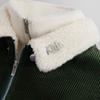 KITH Color Block Pocket Spliced Collar Fleece Warm Jacket Men jackets Green KHM010480