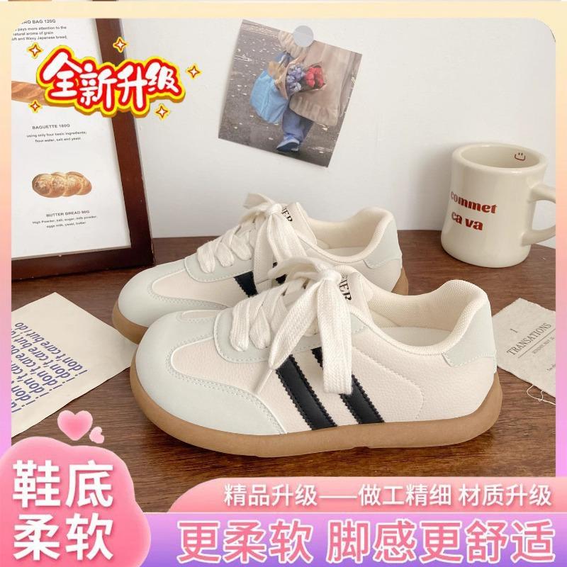 Ugly Cute Board Shoes Women's Big Head Autumn New Niche Versatile Student Sports Little White Shoes