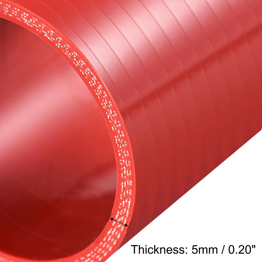 X AUTOHAUX Silikonslang, Silikonrör, Kylarslang, Innerdiameter 2,4 tum (60 mm),