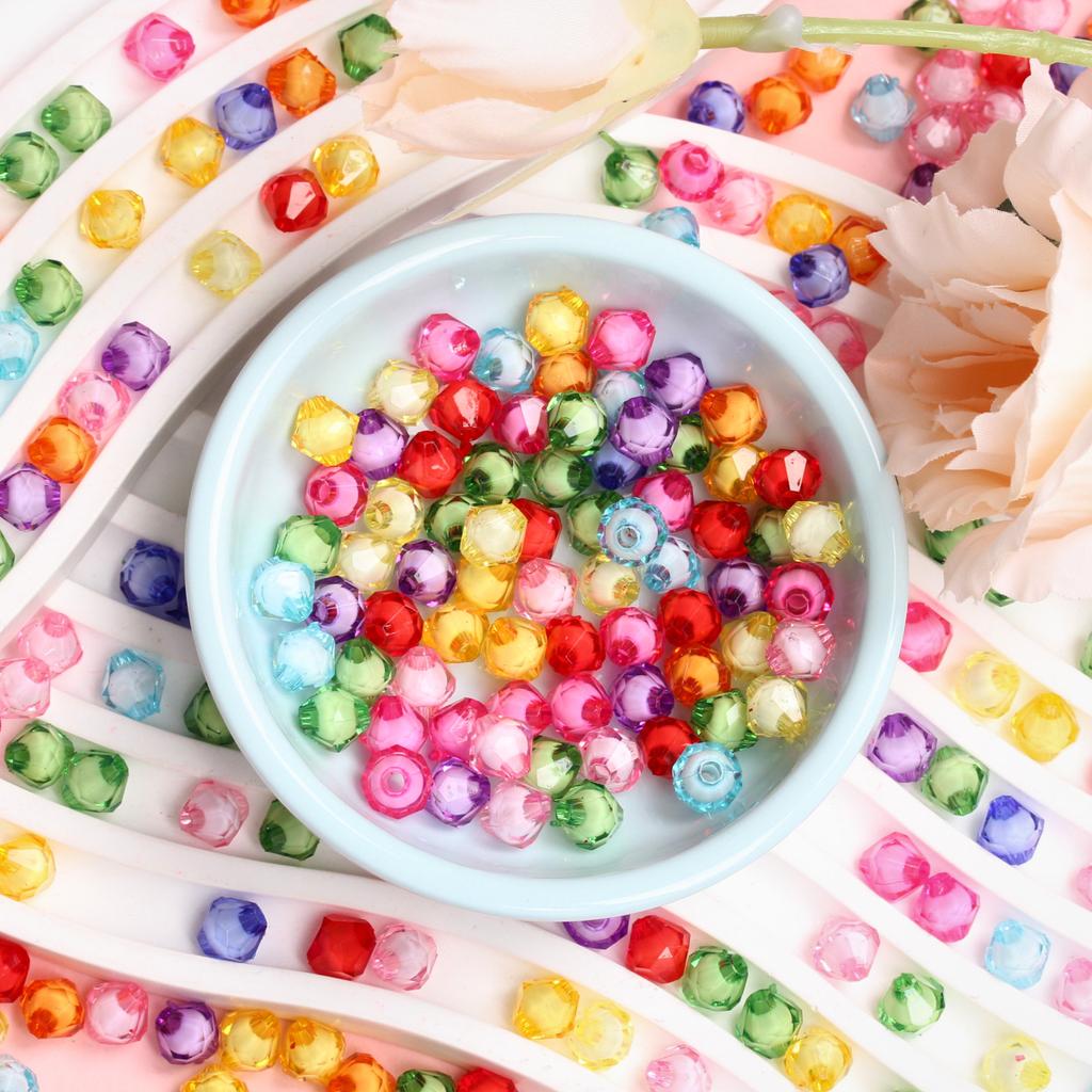 Transparent Pendant Candy Color For Jewelry Making DIY Crafts Oval Wholesale Loose Beads Necklace Bracelet Acrylic