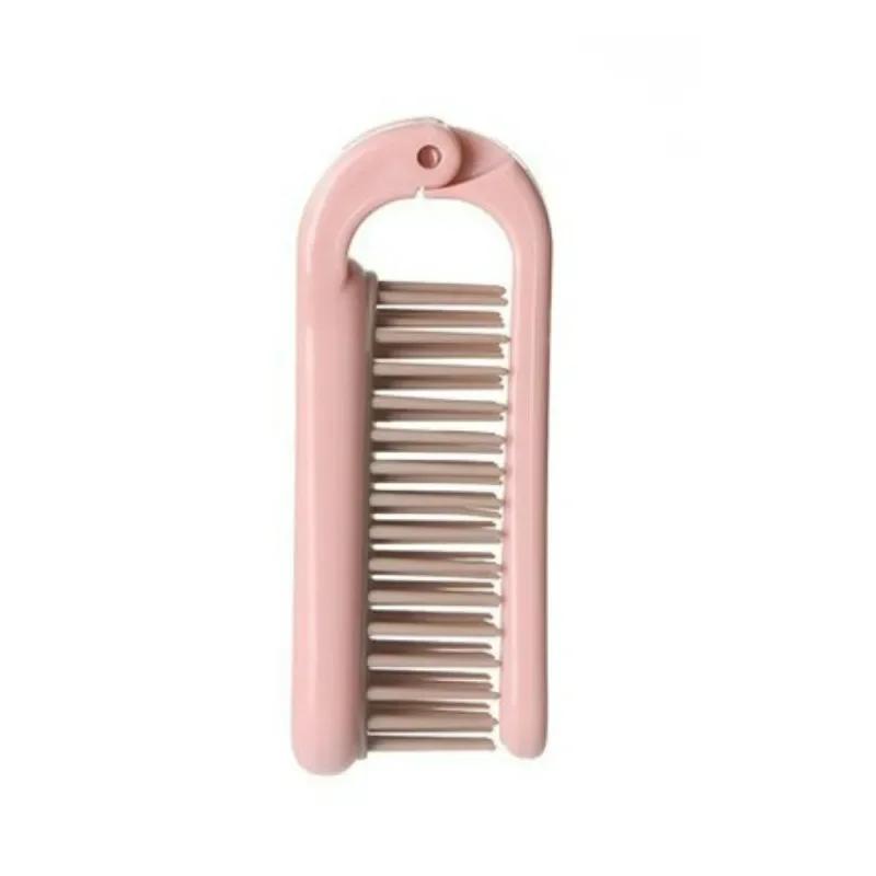 Air Cushion Hair Styling Comb Mini Folding Comb Women Portable Compact Comb Ins Cute Students Anti-static Massage Hair Brush