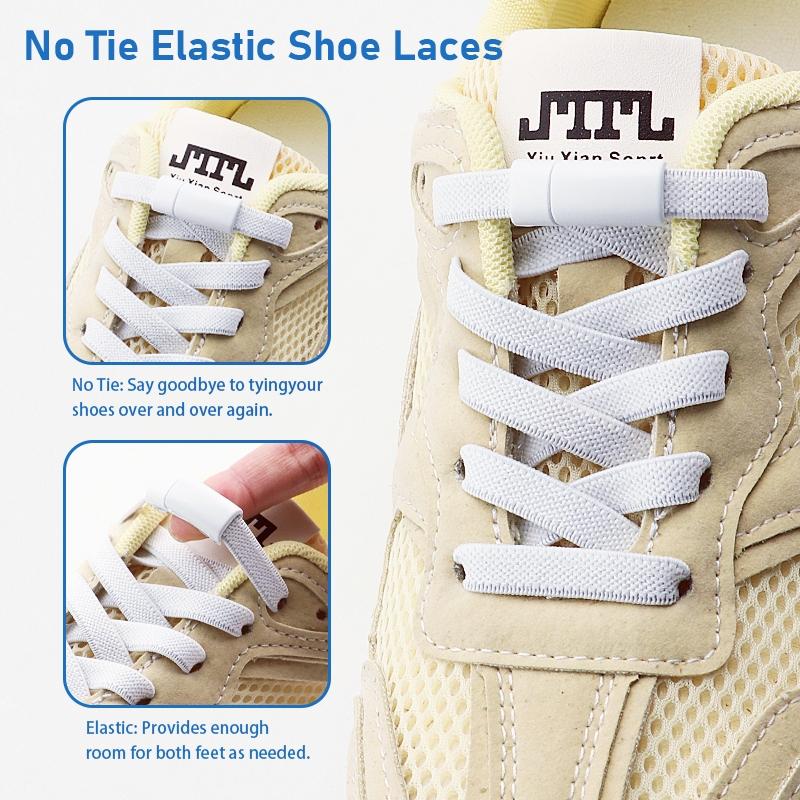 Lacci magnetici per sneakers senza nodo, lacci elastici per scarpe per adulti e bambini, lacci elastici senza nodo, accessori per scarpe, 1 paio/2 paia