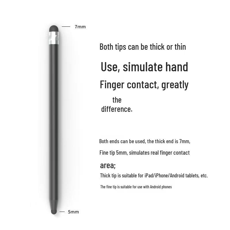 Stilo Touchscreen a Doppia Punta per Telefoni e Tablet - Ideale per Modifica, Disegno, Attività d'Ufficio e Scrittura a Mano
