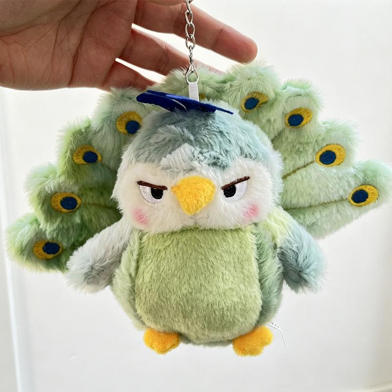 High-Quality Cute High-Quality Green High-Quality Peacock High-Quality Plush Play Sets High-Quality Parrot High-Quality Bird High-Quality Plush