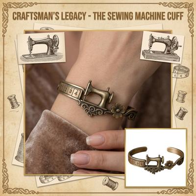 Armband mit Nähmaschinen-Thema