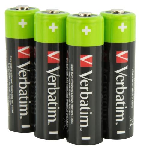 Verbatim 49517 Rechargeable Batteries NiMH AA HR6 2500mAh (4 pcs/Pack)