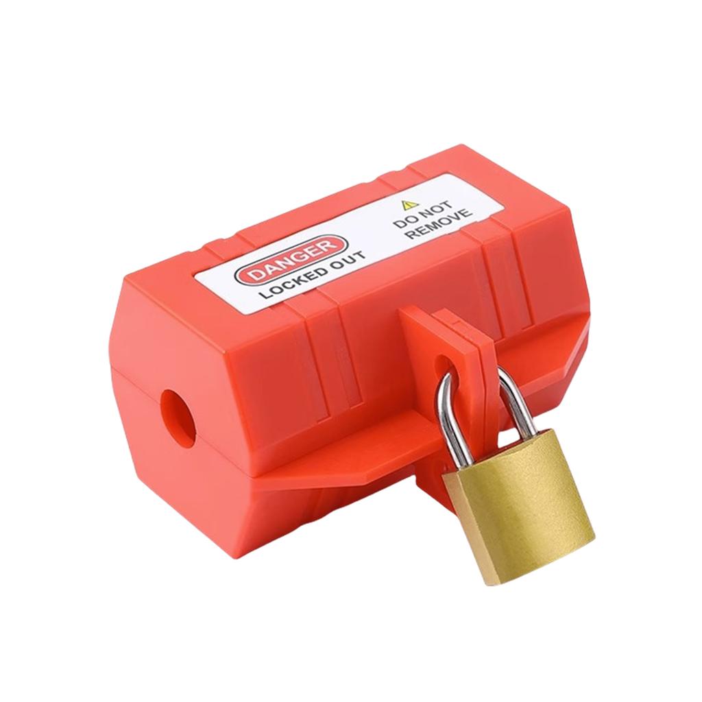 Plug Lockout Device with Locking Tag Plastic Tag Out Plug Power Lock Electric Plug & Thermostat Plug Lock Enduring