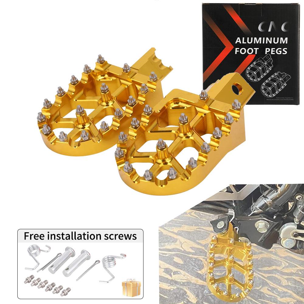 Motorcycles Footpegs Universal CNC Footpeg Footrest Foot Pegs Rests For CRF XR 50 70 110 M2R SDG DHZ SSR KAYO Dirt Pit Bike