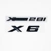New Letters XDrive30d Trunk Emblem Badge For BMW X6 E71 F16 E72 G06 Stickers Lettering Accessories