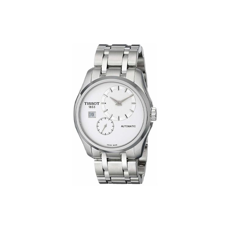 TISSOT Kutu Collection Automatic Mechanical Movement Men's Watches Watch 39mm White Dial Stainless Steel Case T035.428.11.031.00