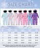 Hiheart Snowboard and Ski Adjustable and Perfect for Snow Baby Size 130 Kids' Wear, One-Piece Jumpsuit, Size, Waterproof, Warm, Play, Pink,