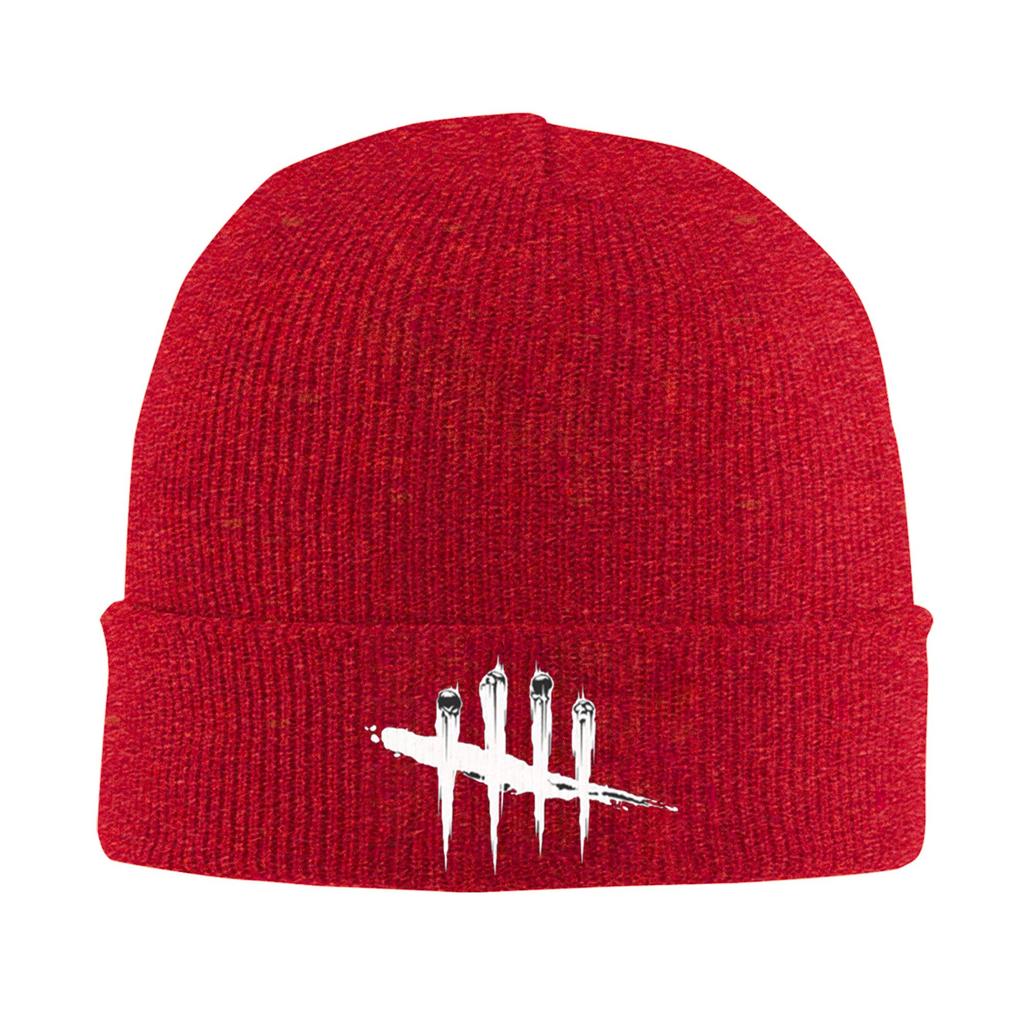 Punk YK White Marks Games Deads By Daylight Personalized Warm Knitted Caps Women Unisex FeUnisex Hiking Winter Beanies Hats