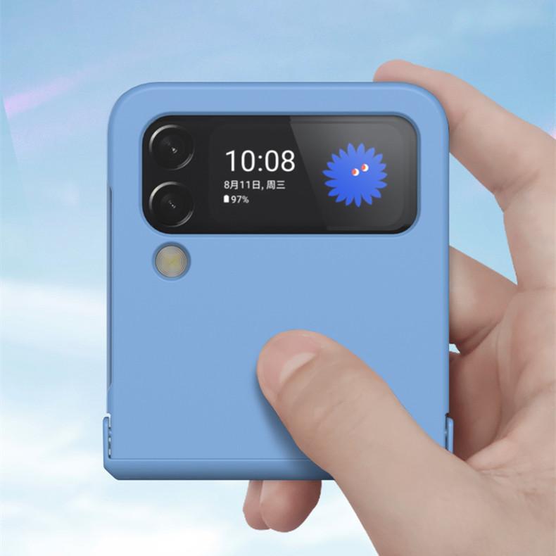 Anti -Fingerprint Shockproof Zflip4 Case For Samsung Galaxy Z Flip4 Flip 4 5g Flip3 Flip 3 Protection Cover For Samsung Flip4