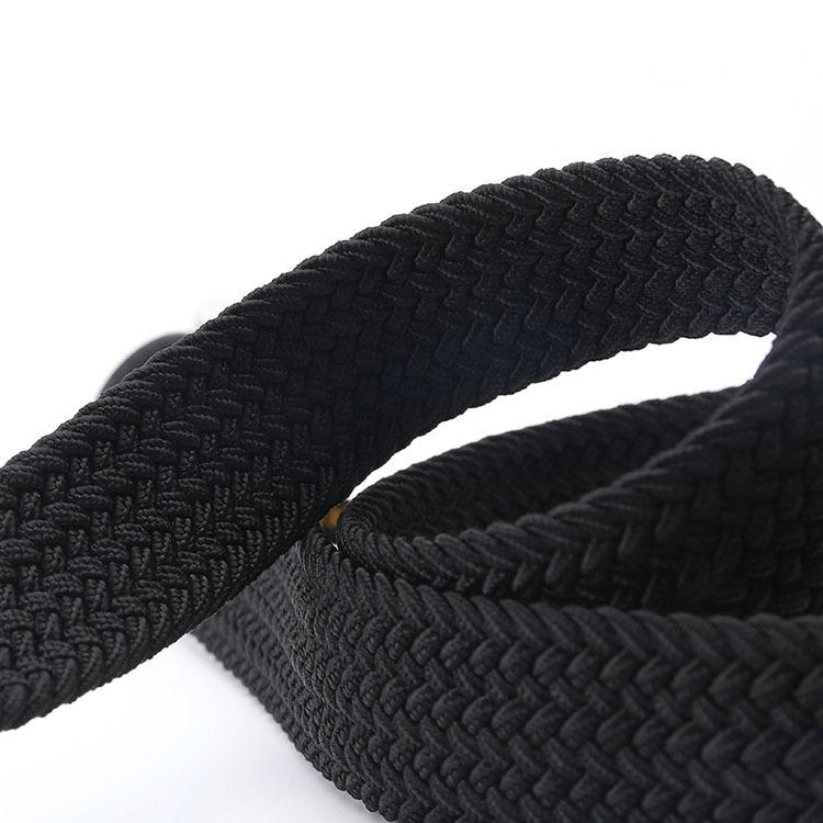 Men'S Belt Braided Belt Elastic Belt Pin Buckle Belt Student Belt