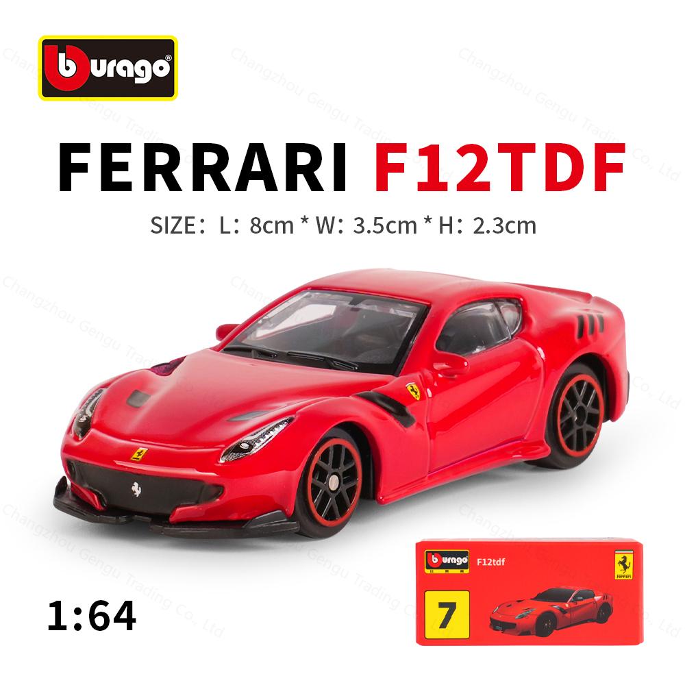 Bburago 1:64 Ferrari 812 Daytona SP3 SF90 SP1 F40 488GTB 599GTO ENZO Véhicules Statiques Moulés sous Pression Objets de Collection Loisirs Modèle Voiture Jouets