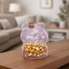 Multi-purpose Cartoon Piggy Money Bank Transparent Visible Pig Shape Piggy Bank Cute Glass Money Jar Entrance