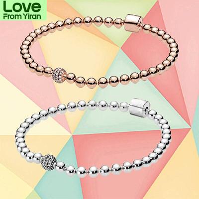 Fall  High -Quality New Romantic Pave Bead Series Bracelet Original Female Fashion Luxury Jewelry Recommendation