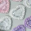 Exquisite Herzperlen-Spitze Pailletten-Spitze Kleidung Lolita-Kleid Tasche Haarschmuck Dekorative Spitzen-Accessoires