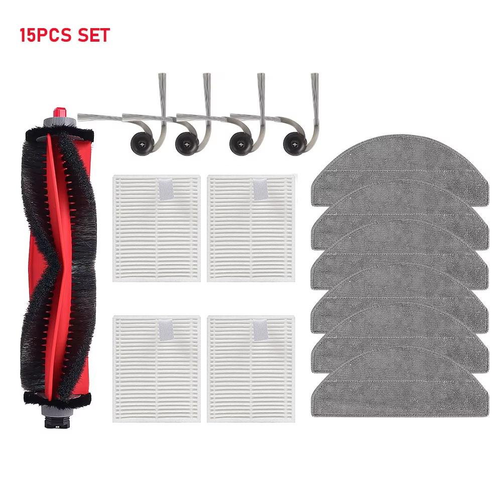 Für Roborock Q7 M5 M5+ / Q7 L5 L5+/ Q7 TF TF+ /Q7B Q7T+ Teile Hauptseitenbürste Wischlappen HEPA-Filter Saugroboter
