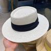 High-Quality Wide-Brimmed Panama Straw Hat For Beach Trips Summer Sun Protection Hat