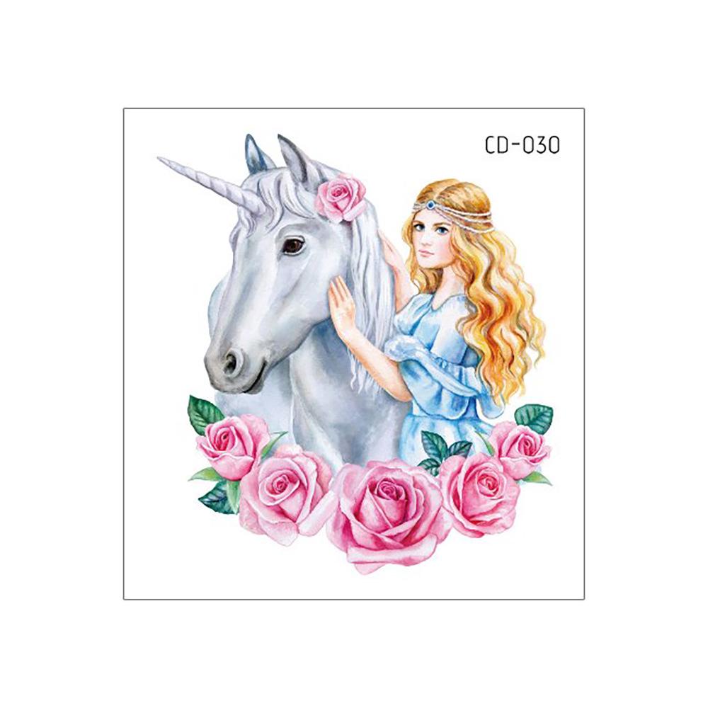 Waterproof Temporary Tattoos for Kids - Flamingo & Unicorn Designs