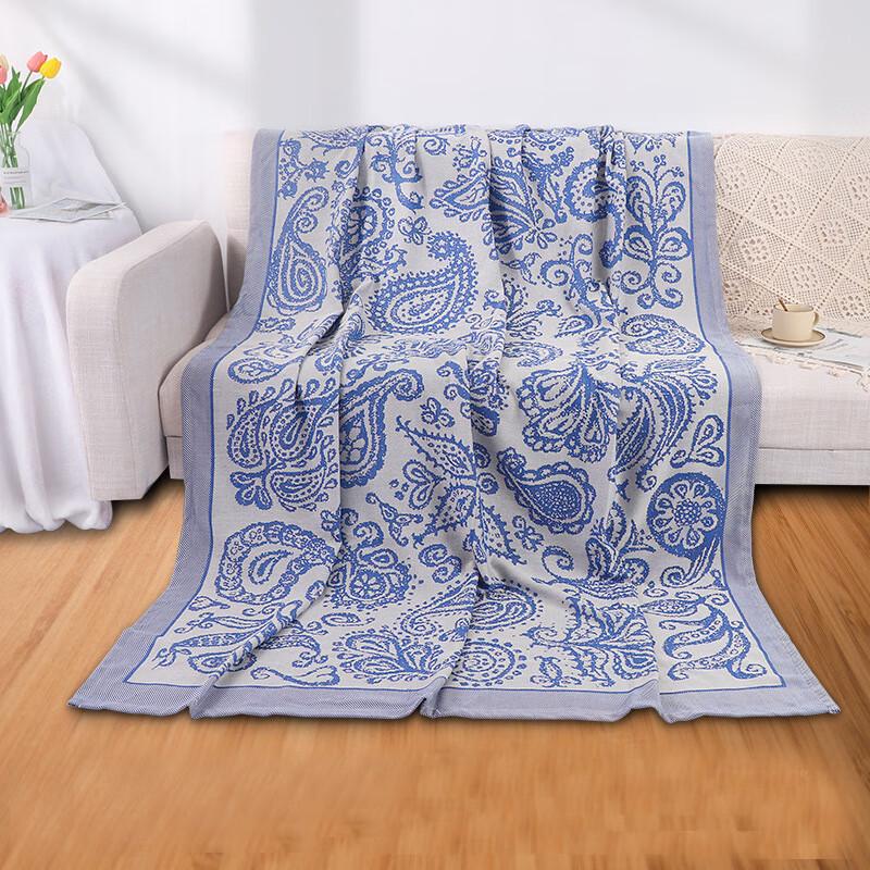 Multi-purpose Woven Jacquard Throw Blanket
