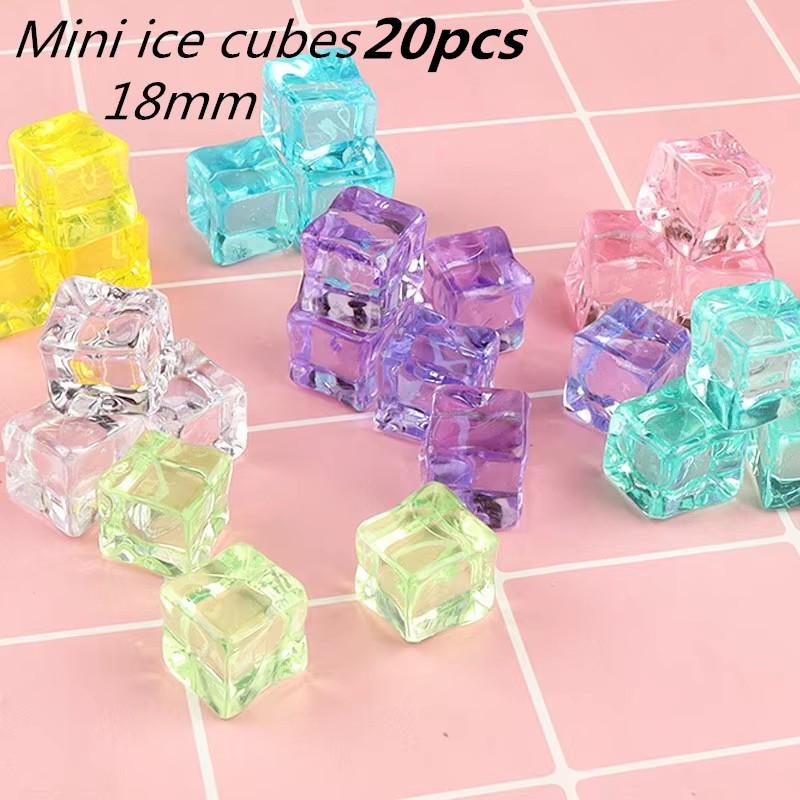 Jucărie Fidget Jucării Mini Squishy Cub de Gheață Mochi Mingie Anti-stres Jucărie Kawaii Cub Transparent lăbuță de pisică pește Jucărie de Strâns pentru Ameliorarea Stresului